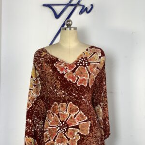Flower print chiffon