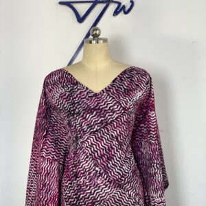 Wavy Print Chiffon
