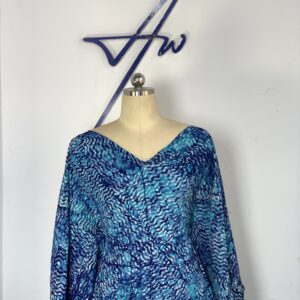 Wavy Print Chiffon