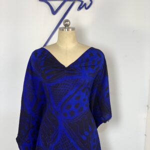 Freehand print Wrinkled Crepe