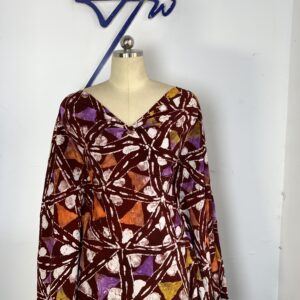 Triangle Print Chiffon