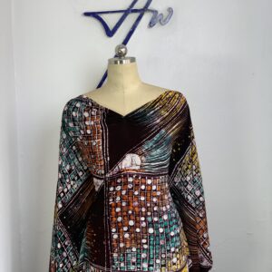 Freehand Print Chiffon