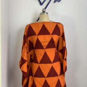 Triangle Print Plain cotton