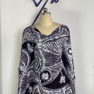 Freehand Print Chiffon