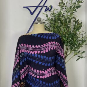 Vine Print Crepe
